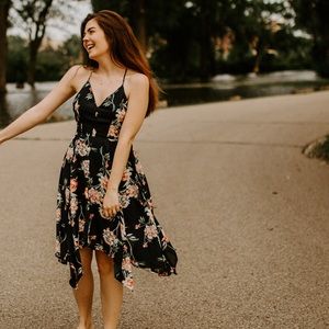 Gorgeous flowy floral print dress
